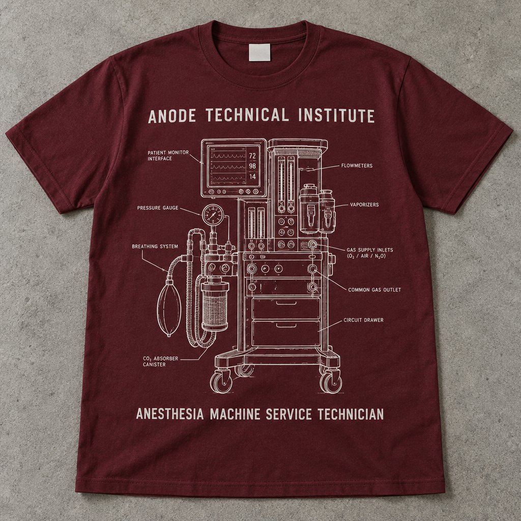 Anesthesia Machine Service Technician t-shirt