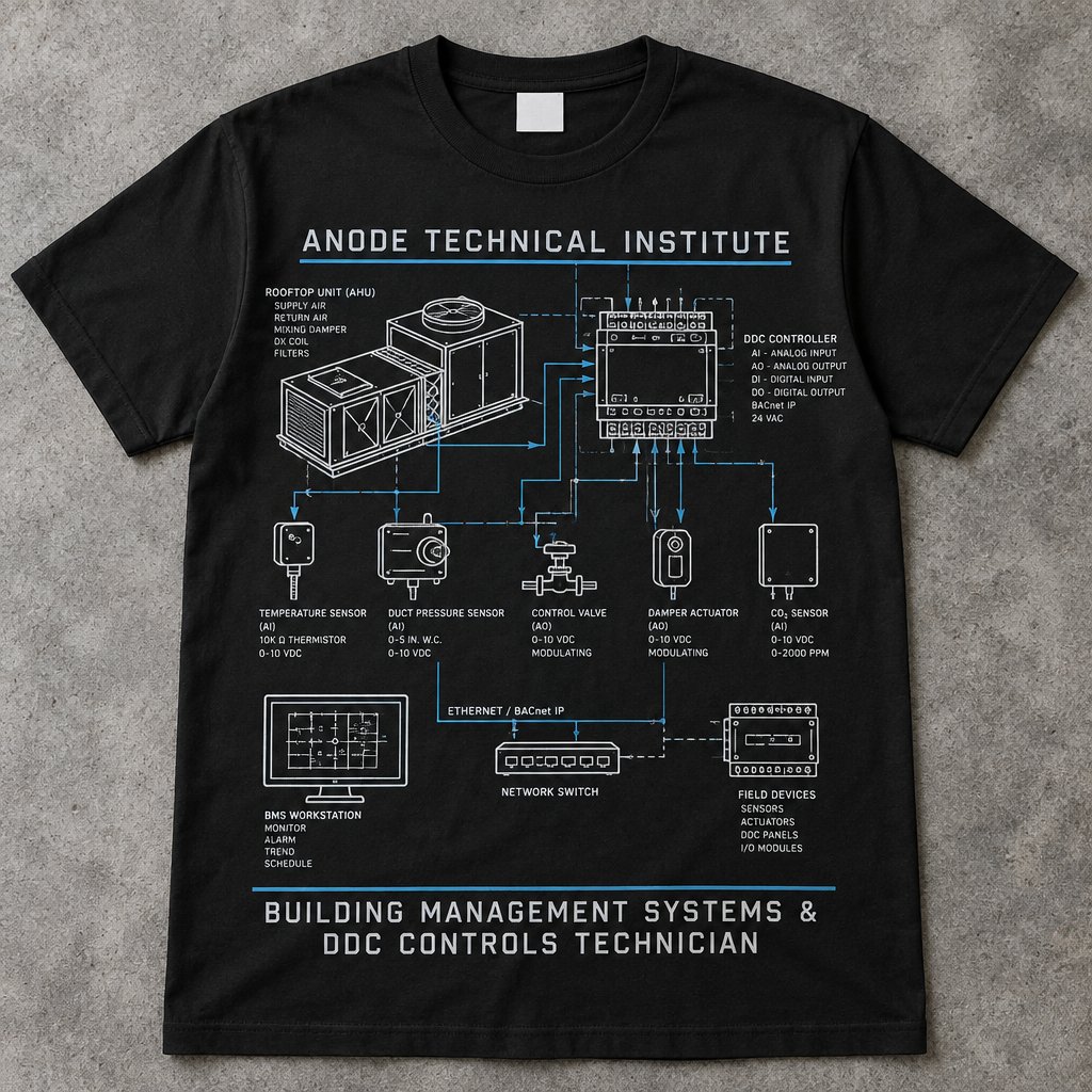 Building Management Systems & DDC Controls Technician t-shirt