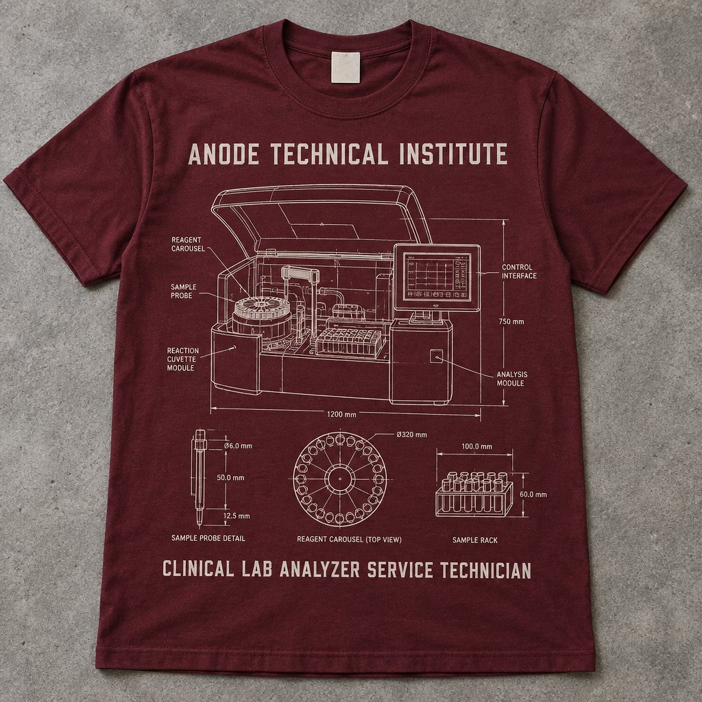 Clinical Lab Analyzer Service Technician t-shirt