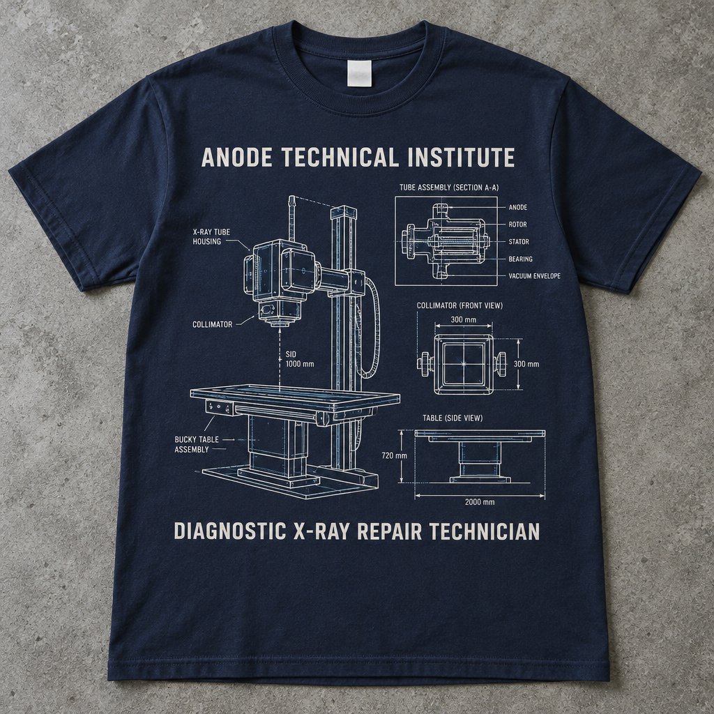 Diagnostic X-Ray Repair Technician t-shirt