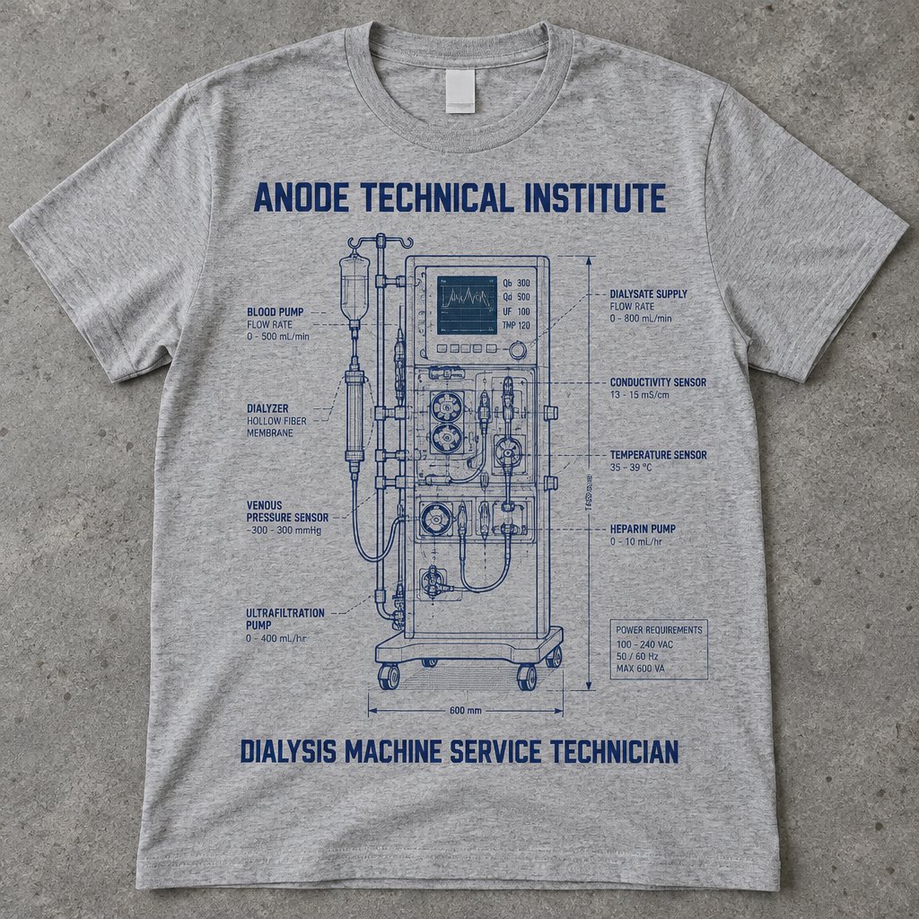 Dialysis Machine Service Technician t-shirt
