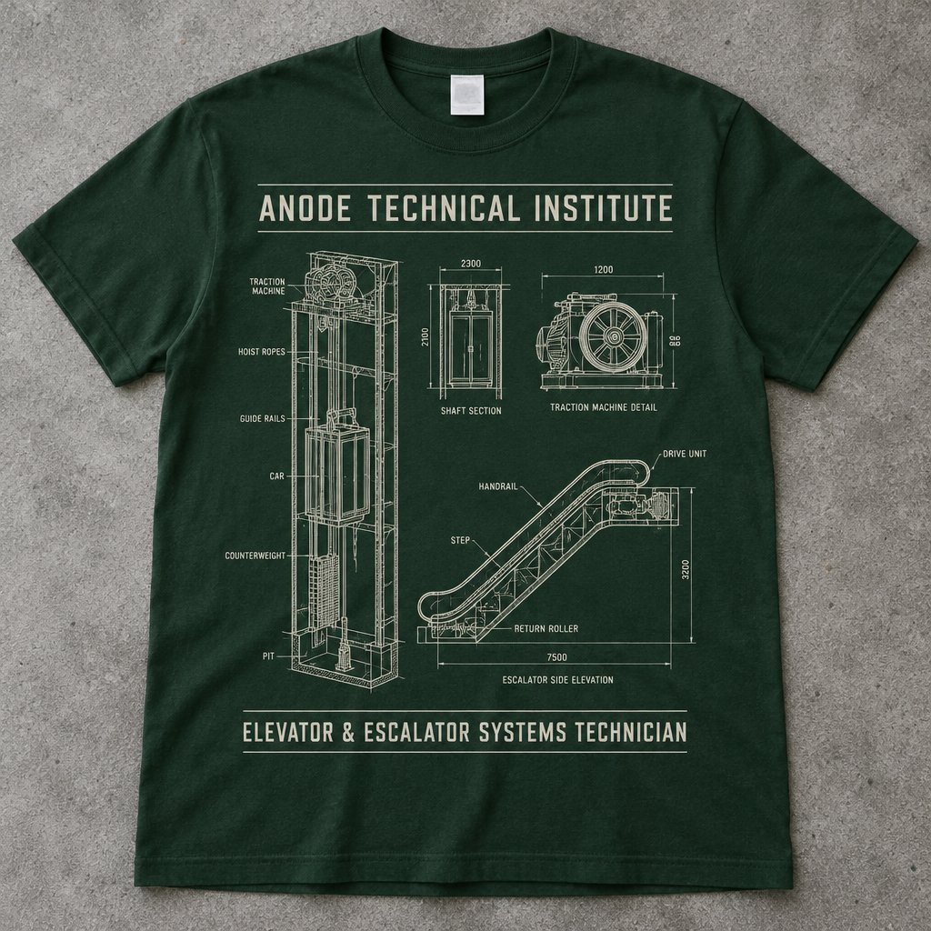 Elevator & Escalator Systems Technician t-shirt