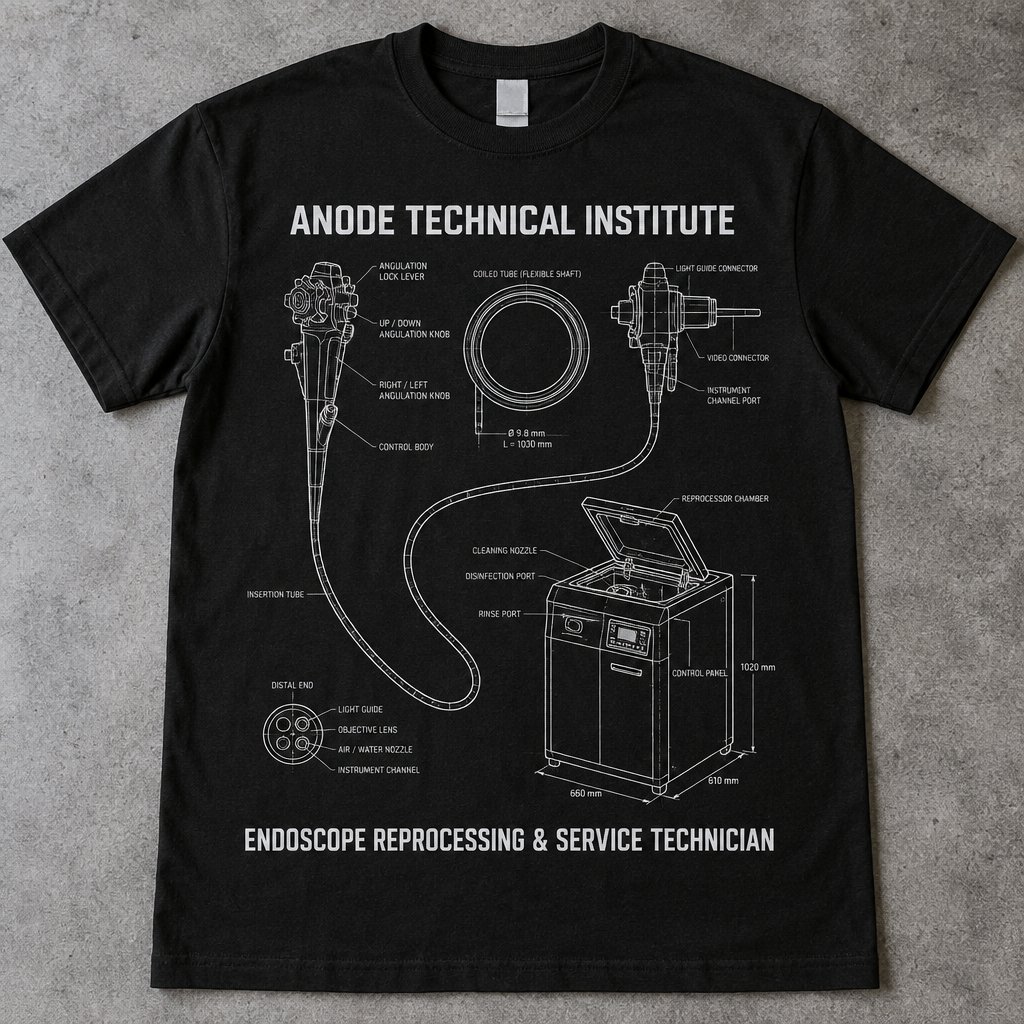 Endoscope Reprocessing & Service Technician t-shirt