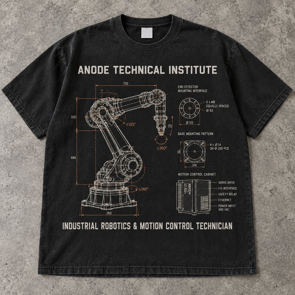Industrial Robotics & Motion Control Technician t-shirt