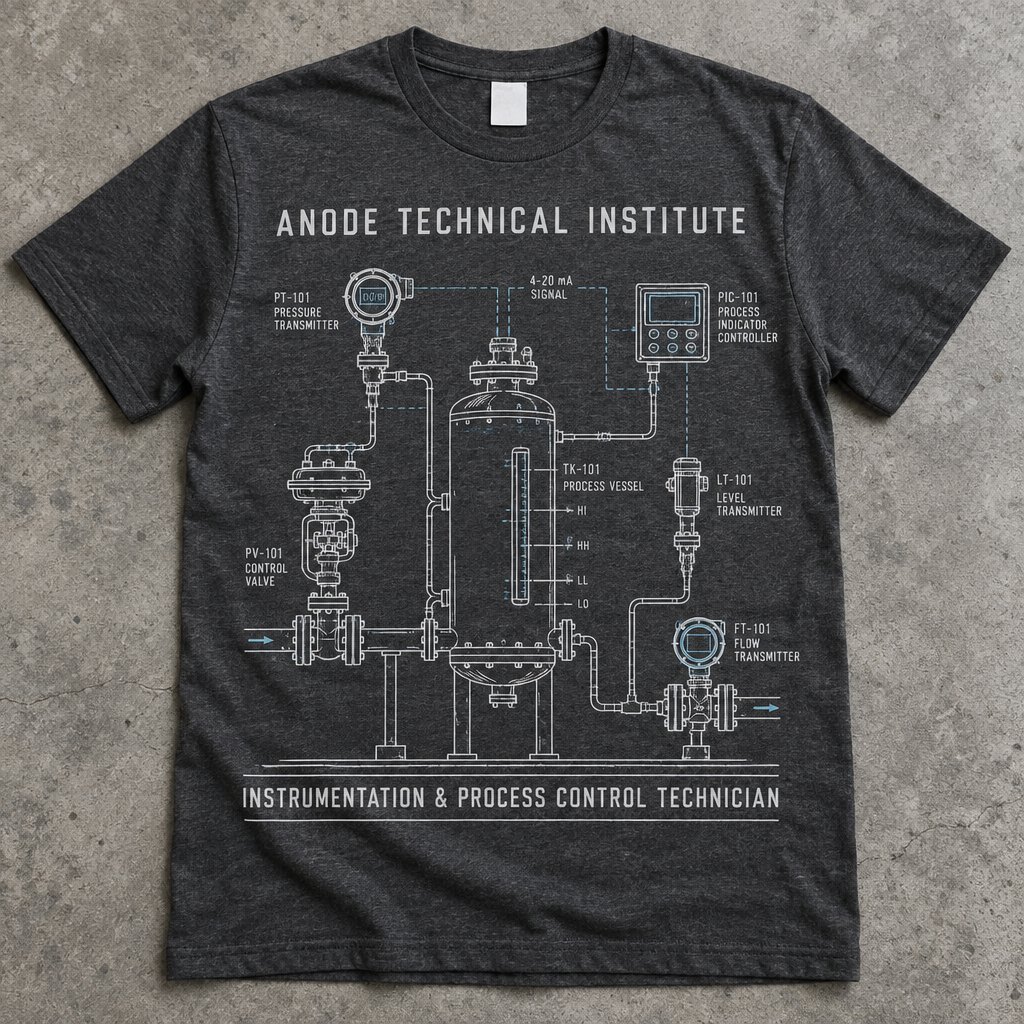 Instrumentation & Process Control Technician t-shirt