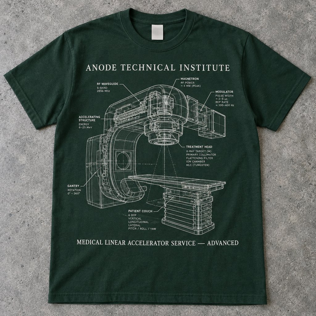 Medical Linear Accelerator Service — Advanced t-shirt