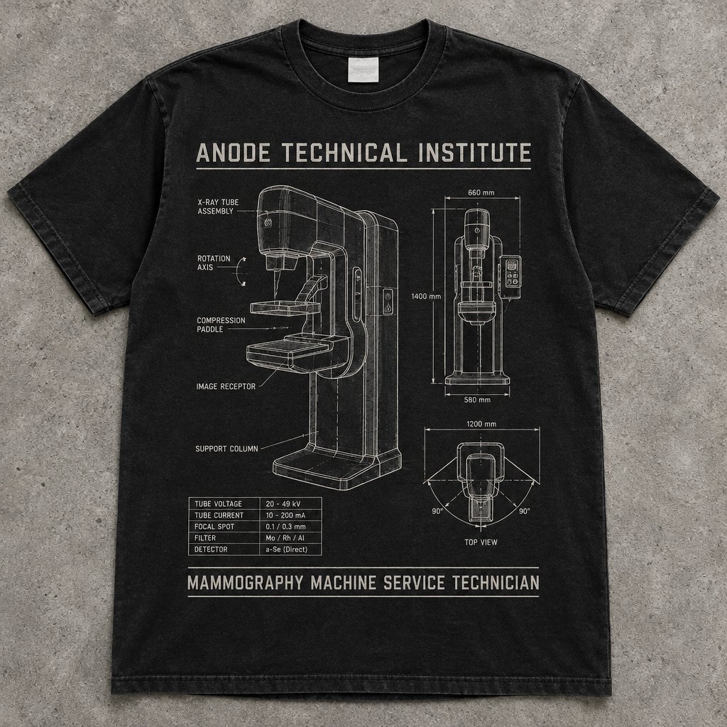Mammography Machine Service Technician t-shirt