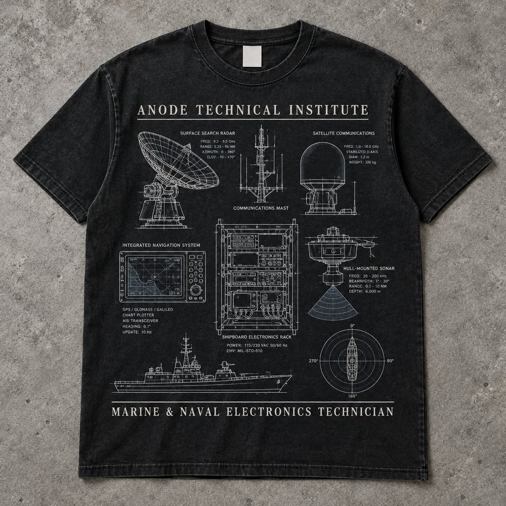 Marine & Naval Electronics Technician t-shirt