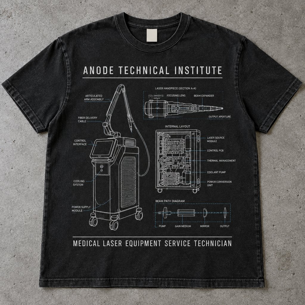 Medical Laser Equipment Service Technician t-shirt