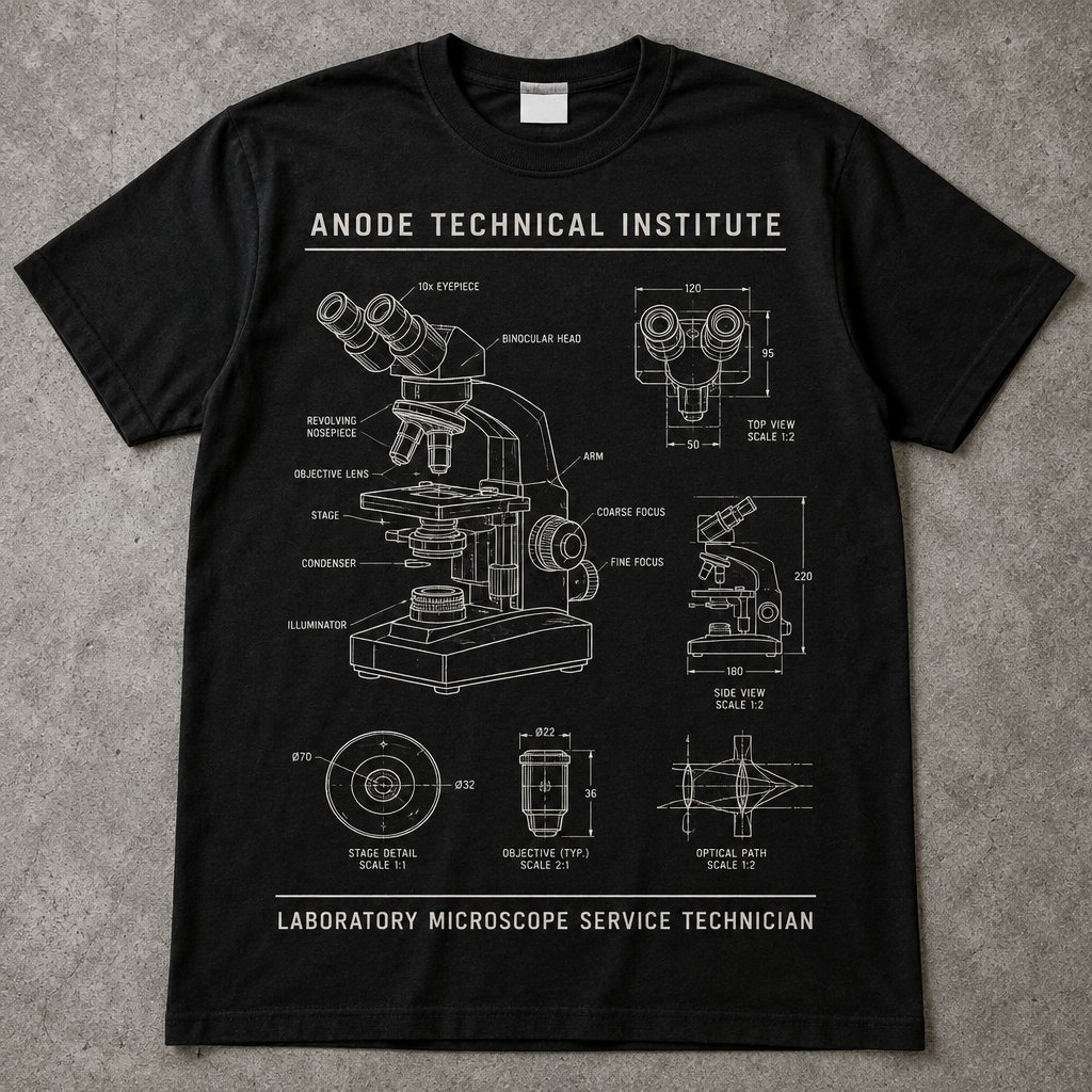 Laboratory Microscope Service Technician t-shirt