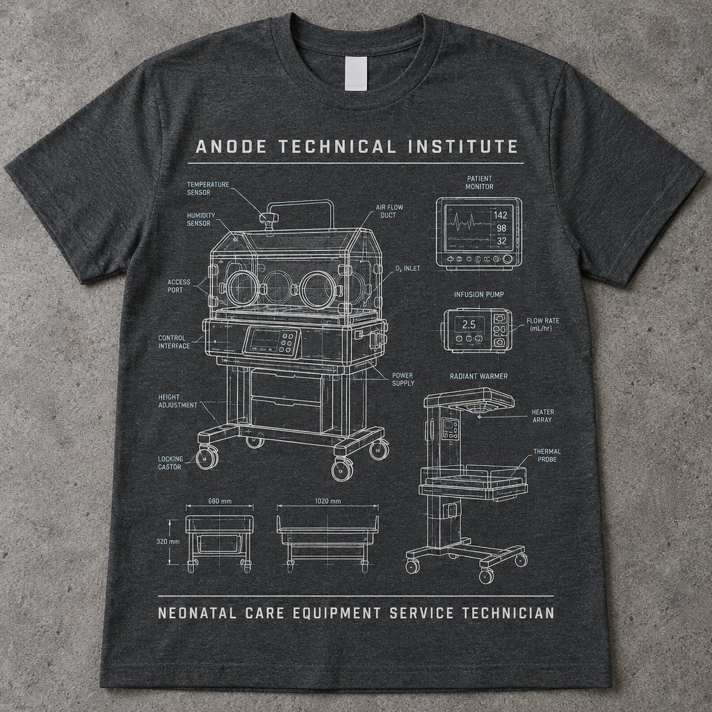 Neonatal Care Equipment Service Technician t-shirt