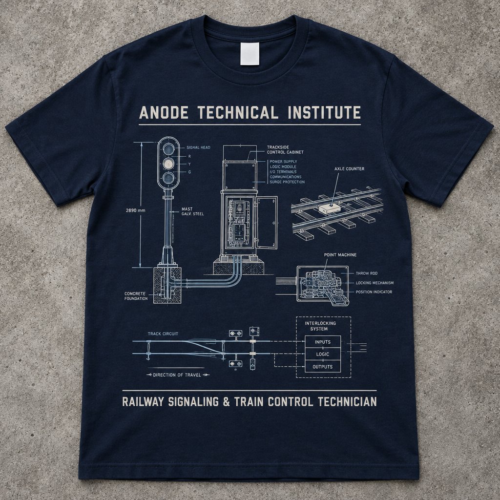 Railway Signaling & Train Control Technician t-shirt