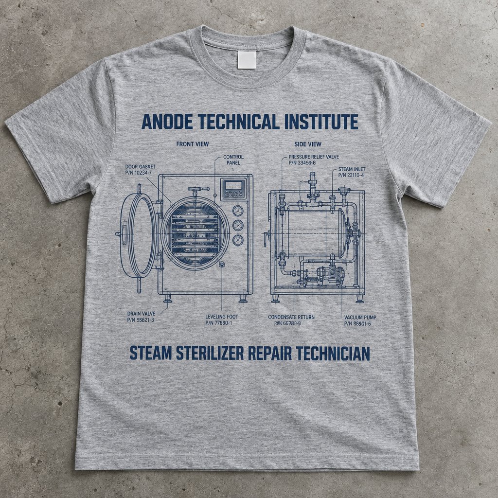 Steam Sterilizer Repair Technician t-shirt