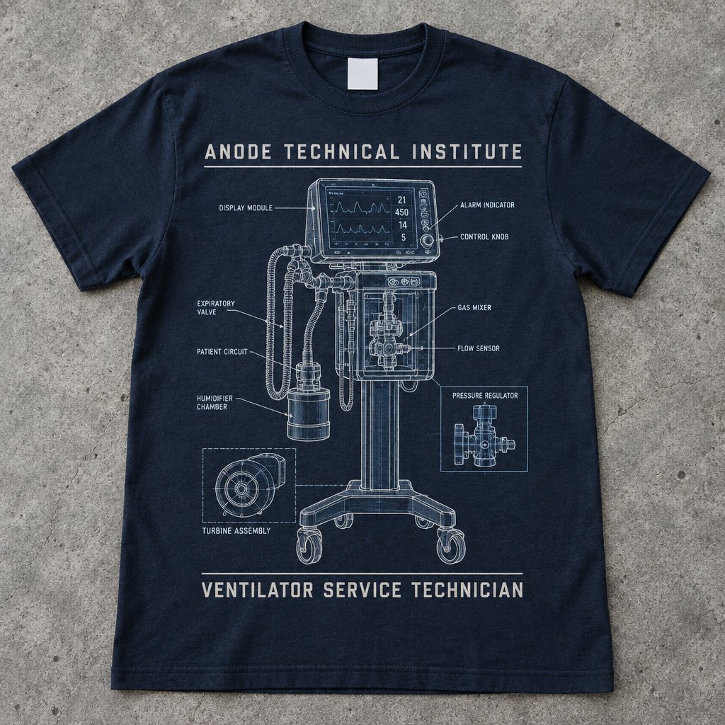 Ventilator Service Technician t-shirt